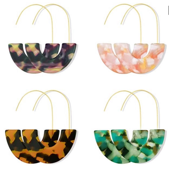 Jewelry - 🔴 $8CLEARANCE BaubleBar Style Small Tortoise Hoop